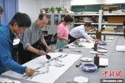 梦见香菜两岸艺术家在安徽“共绘一幅画”
